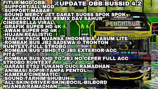 OBB BUSSID 4.2 UPDATE OBB TERBARU SOUND MERCY SPOK SPOK,XHD ROMBAK JB 3 ACC RUNTEXT,STROBO 3D NGALIR