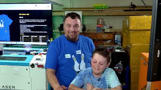 Today Noah and I show you how to weld in Lightburn.