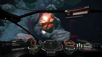 Elite Dangerous deep core mining explosion