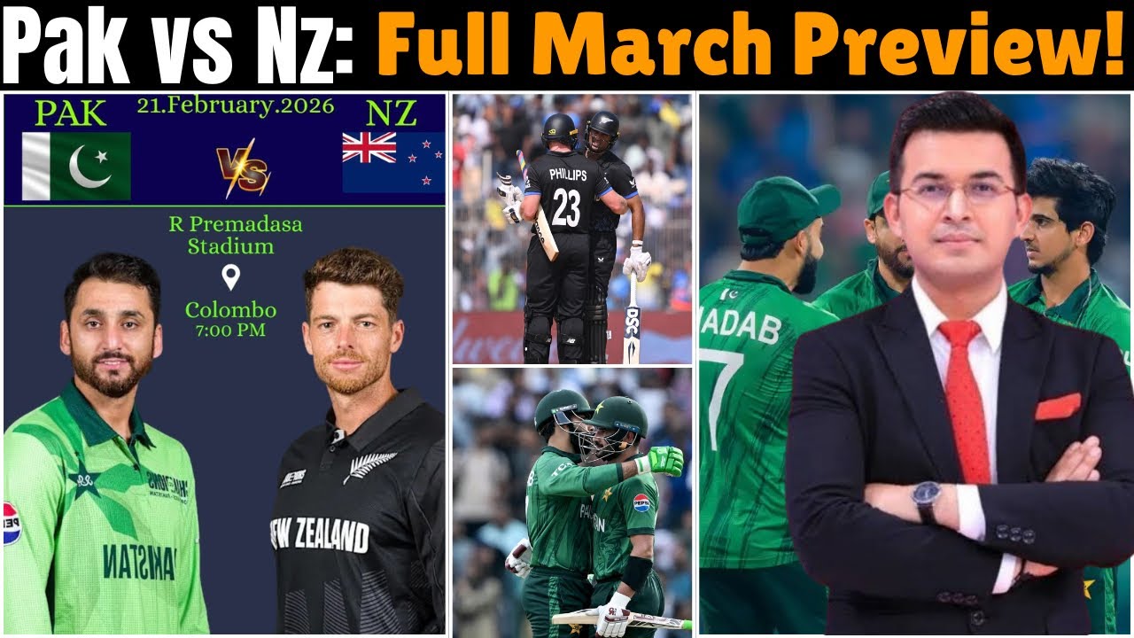 T20 World Cup 2026 | Pakistan vs New Zealand | Super 8 Insights & Prediction