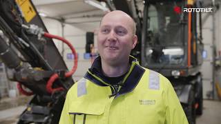 Rototilt - Kund Johan Lindberg Om Rototilt Och Quickchange