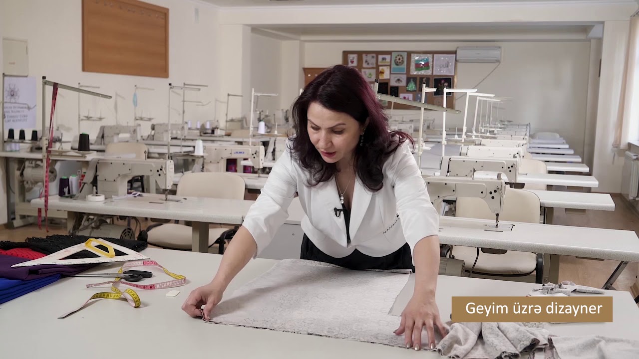 Düz sadə donun hazırlanması-Geyim üzrə dizayner ixtisası