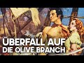 Überfall auf die Olive Branch | Seeschlacht | Piraten | Victor Mature