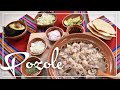 Pozole blanco, tradicional mexicano. Fácil de hacer, explicado paso a paso.