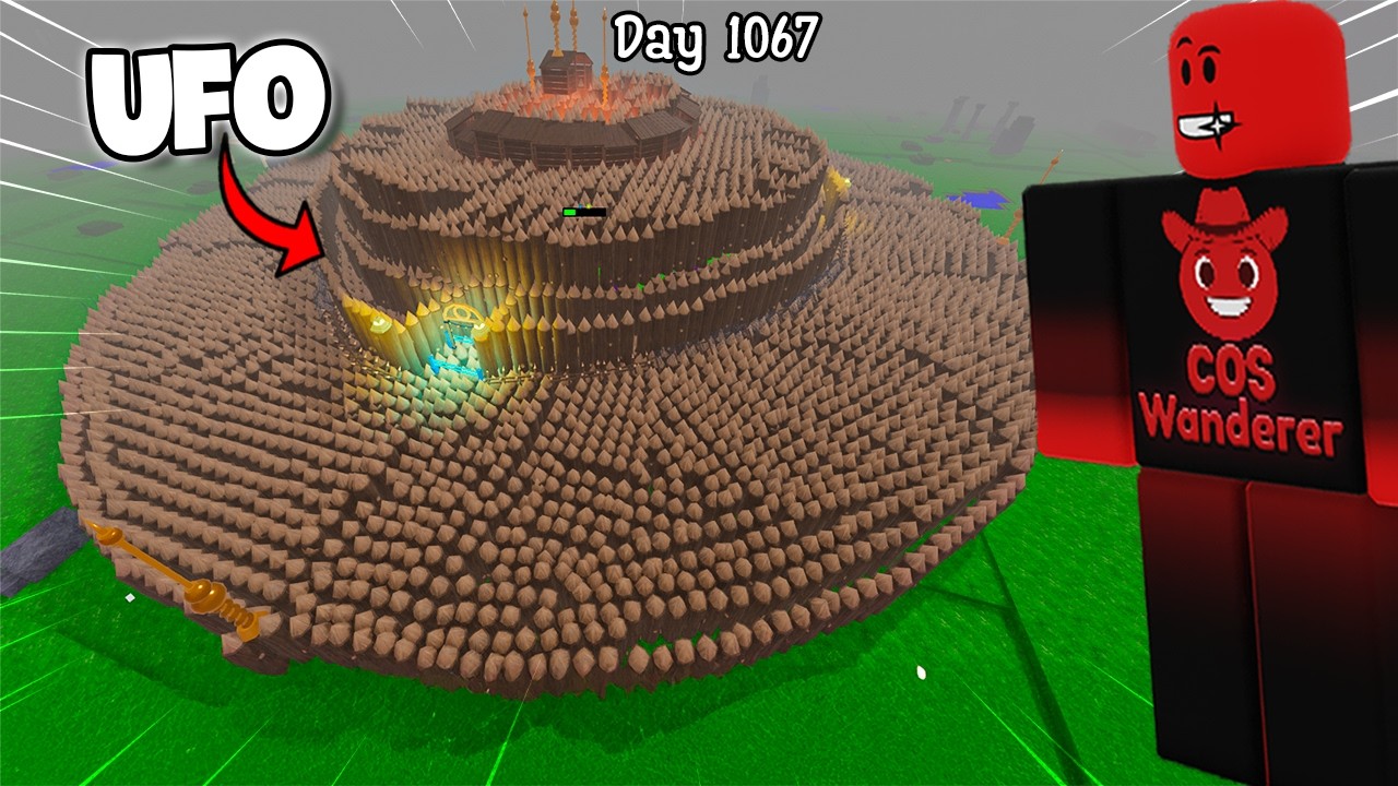 I Built the Ultimate UFO Base in 99 Nights in the Forest