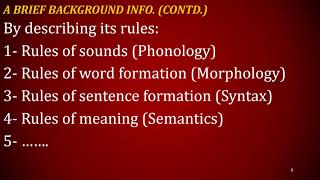 Semantics:  an overview