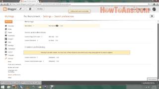 How to add post search description in blogger blog