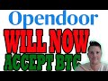 THIS is MASSIVE for Opendoor 🔥 Opendoor Accepting Bitcoin?! │ Robinhood Partnership Coming?