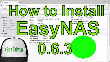 How to Install and Configure EasyNAS 0.6.3 on VMware Workstation/Player Easy Tutorial [HD]