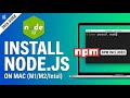 3. macOS - Node js Installation | Node.js and NPM Installation on macOS
