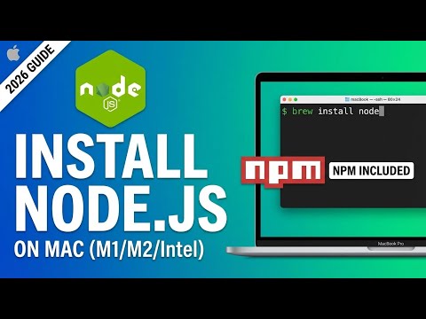 3. macOS - Node js Installation | Node.js and NPM Installation on macOS