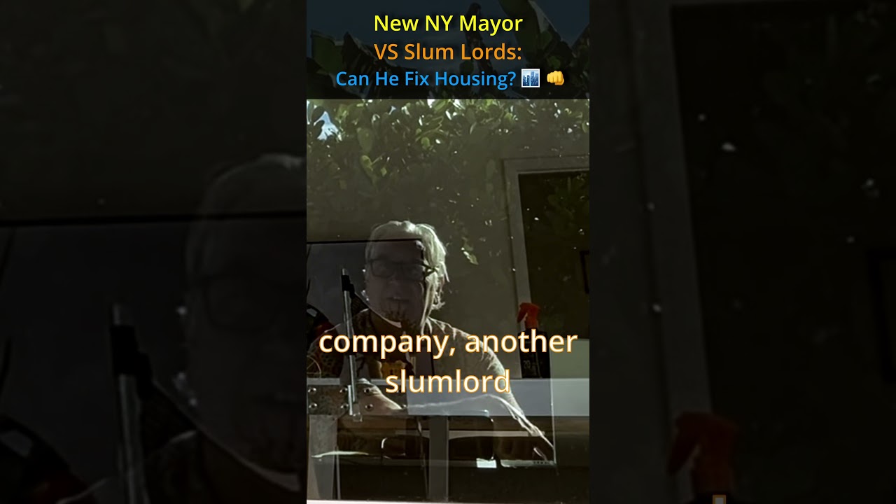 New NY Mayor vs. Slum Lords: Can He Fix Housing? 🏙️ 👊