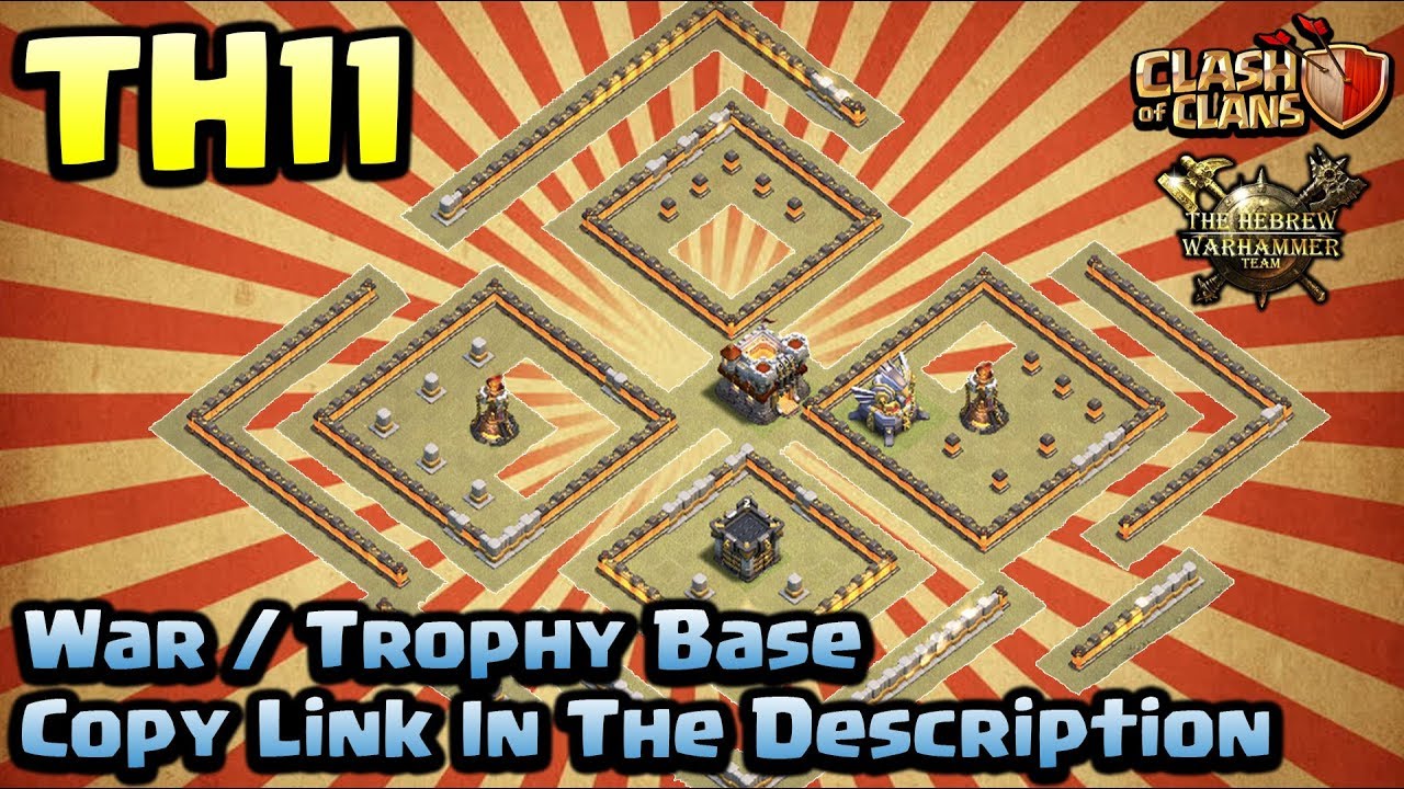 Это лучшая планировка для легенды Town Town 11 (TH11)? - TH11 Base 2019 с копией Clash Of Clans
