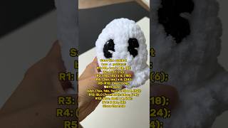 🧶 Save this spooky crochet tutorial for some hauntingly good fun! 👻 Ghost free pattern