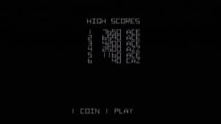 Asteroids (Arcade) gameplay