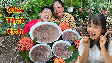 Lần đầu nấu chè đậu đỏ nước cốt dừa ăn cùng mẹ ở nhà chòi | Huỳnh Như Vlogs