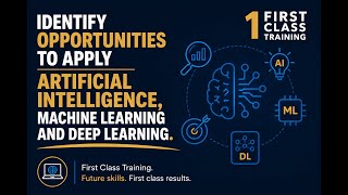 Identify Opportunities to Apply Artificial Intelligence, Machine Learning and Deep Learning.