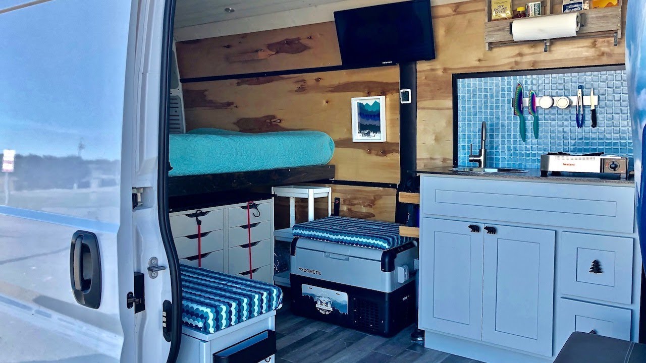 off grid living australia Gorgeous Camper Van Converted For Full-Time Travel