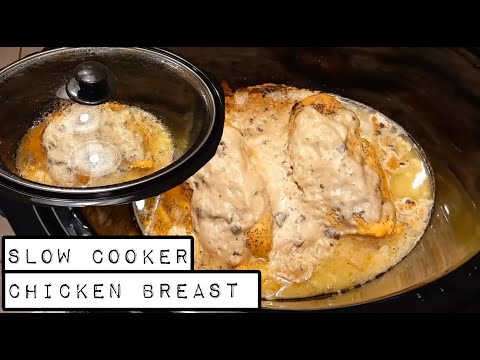 Slow Cooker Chicken Breast | Dump and Go Crockpot Dinner