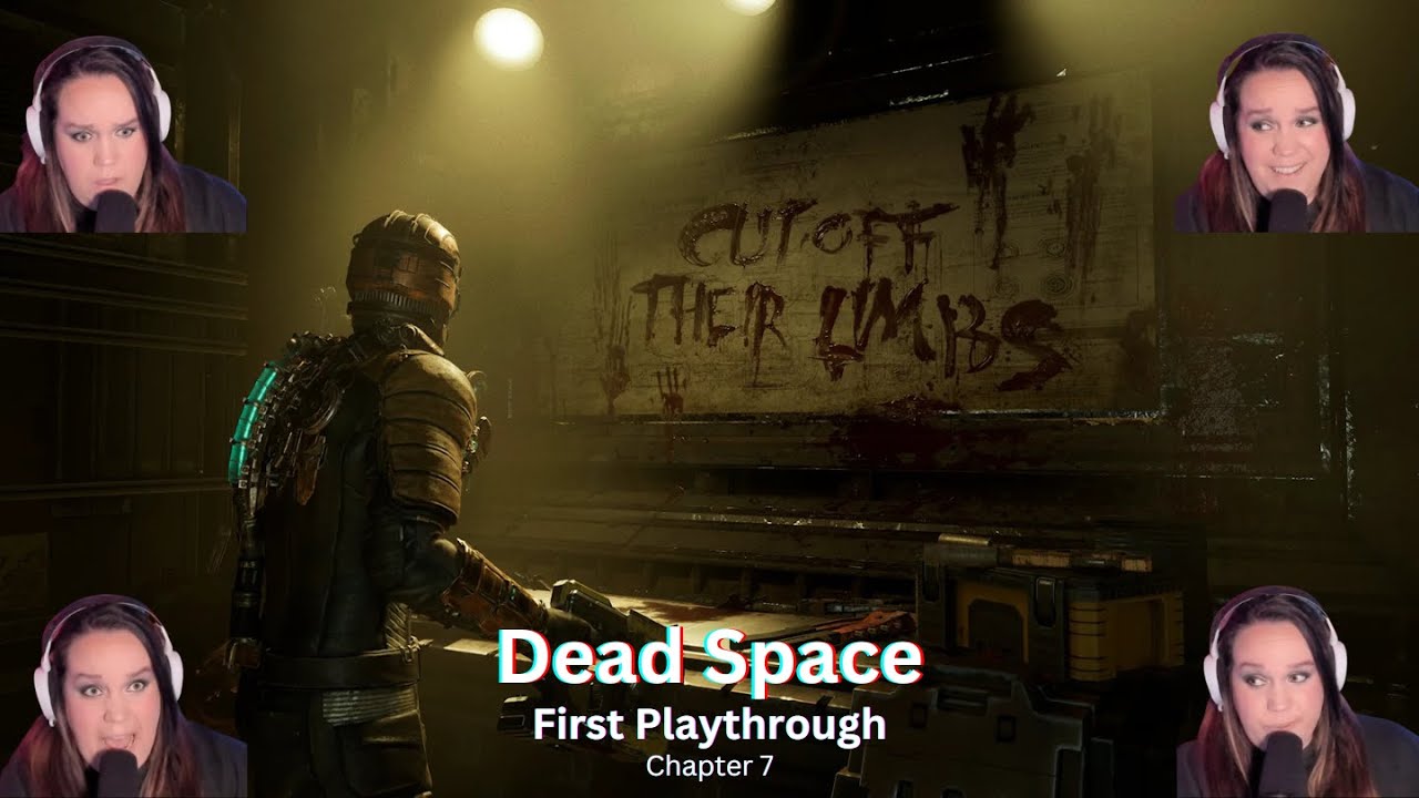 Scary Jump Scares & Hilarious Reactions! My First Time Playing Dead Space - Chapter 7