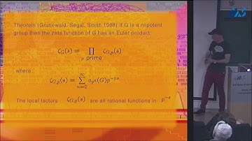 Marcus Du Sautoy - Zeta functions of Groups