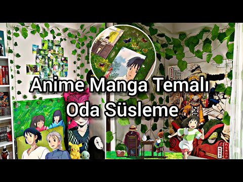 Anime Manga Temalı Oda Süsleme