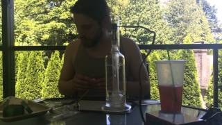 Patio smoke session. B.C. Pain Society