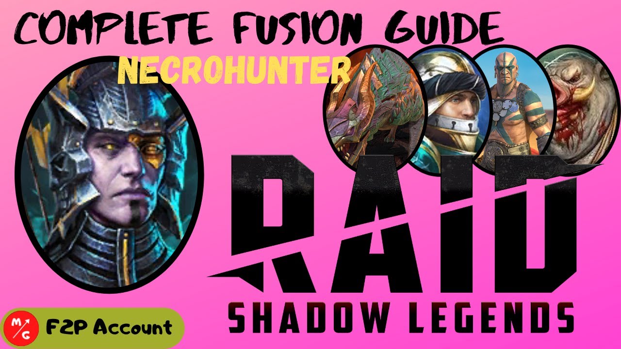 F2p Necrohunter Raid Shadow Legends Fusing The Epic Champion Necrohunter Youtube
