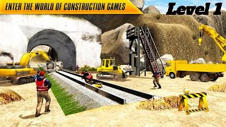 Train Track Tunnel Construction 2021 Railway Games L-1 (Latest Mobile Games) screenshot 2