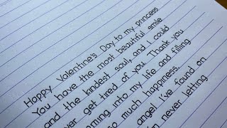 handwriting: Happy Valentine's Day Wishes to Share With Your Loved Ones