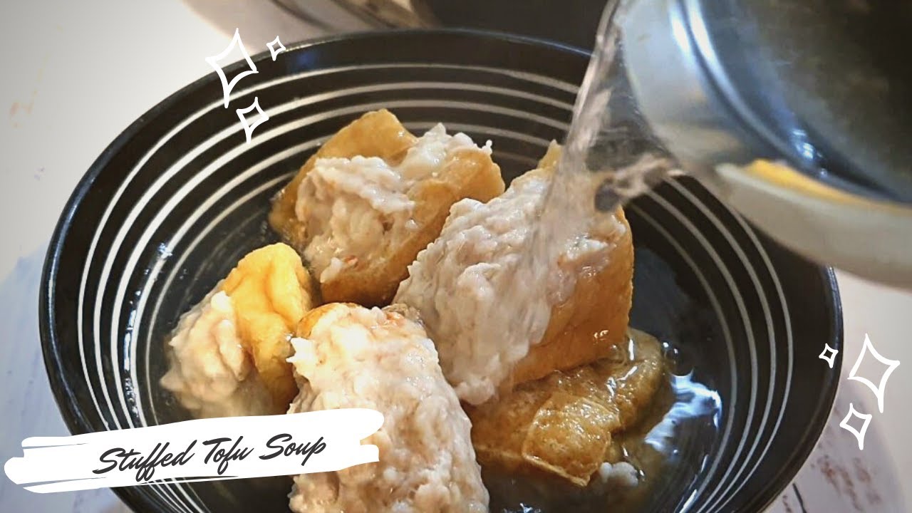 How to make the simple Stuffed Tofu Soup?蒸酿豆腐 #thermomix #stuffedtofu ...