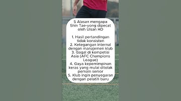 mengapa Shin Tae-yong dipecat oleh Ulsan HD?? #shorts #viral #sepakbola