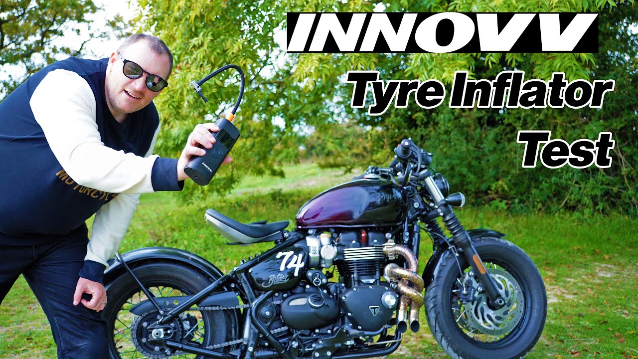 Насос для шин Innovv P1 — проверка давления!