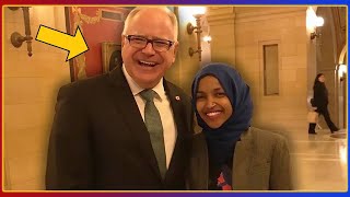 Tim Walz REPLACED Minnesota Flag
