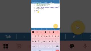 Accessing Elements from List in Python 🔥 | Indexing Explained Simplylistindexing#accesslist