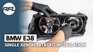 BMW E38 7 series (pre-facelift) Retrofit HID xenon DIY headlight repair and upgrade kit