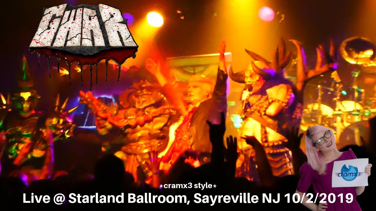 Gwar Use Your Collusion Tour LIVE @ Starland Ballroom Sayreville NJ 2019 *cramx3 concert experience*