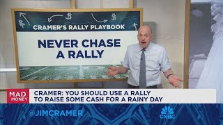 Never chase a rally, says Jim Cramer
