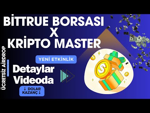 15$ Dolar Kazan Kripto Master Takipçilerine Özel Bittrue X Kripto Master Özel Etkinlik #kripto