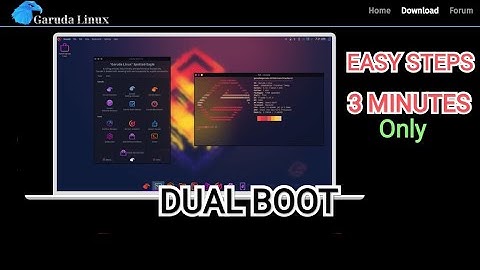 Dual Boot Garuda Linux within 3 MINUTES in  Windows | GNOME 40 | KDE | Indian Linux | Installation |