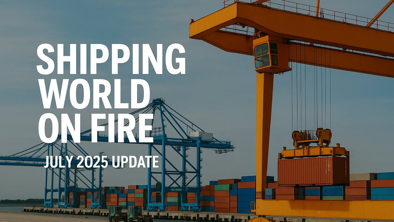 “Shipping World on Fire: July 2025 Port Crisis Update”