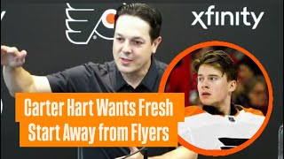 Carter Hart Wants Fresh Start NOT with Philadelphia Flyers per Danny Briere Who Talks NHL Playoffs