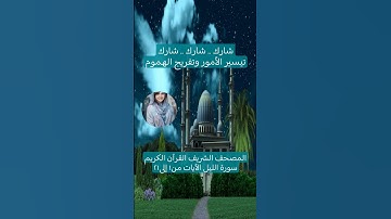 المصحف الشريف القرآن الكريم سورة الليل الآيات من١ إلى٢١ #المصحف_الشريف #القرآن_الكريم #سورة_الليل