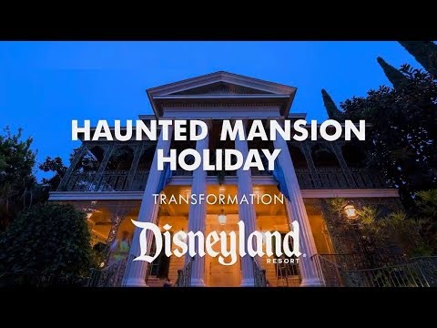 Haunted Mansion Holiday Transformation 2018