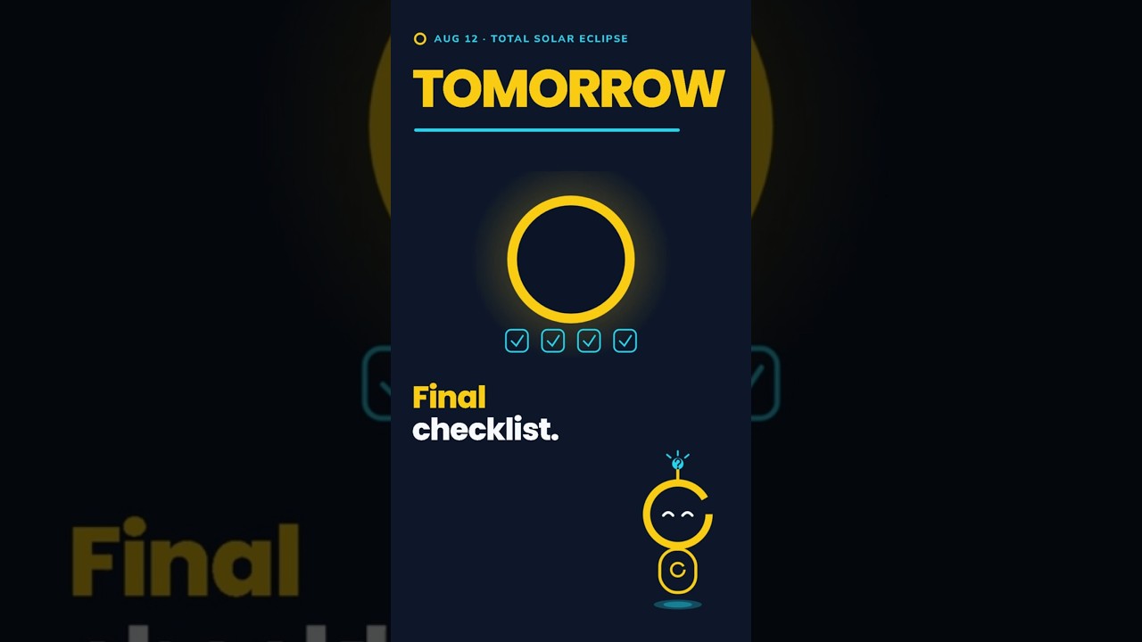 Thumbnail for: Don't Miss This: The Sun Disappears Tomorrow
