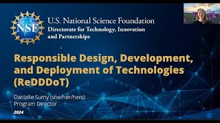 Responsible Design, Development, and Deployment of Technologies (ReDDDoT)