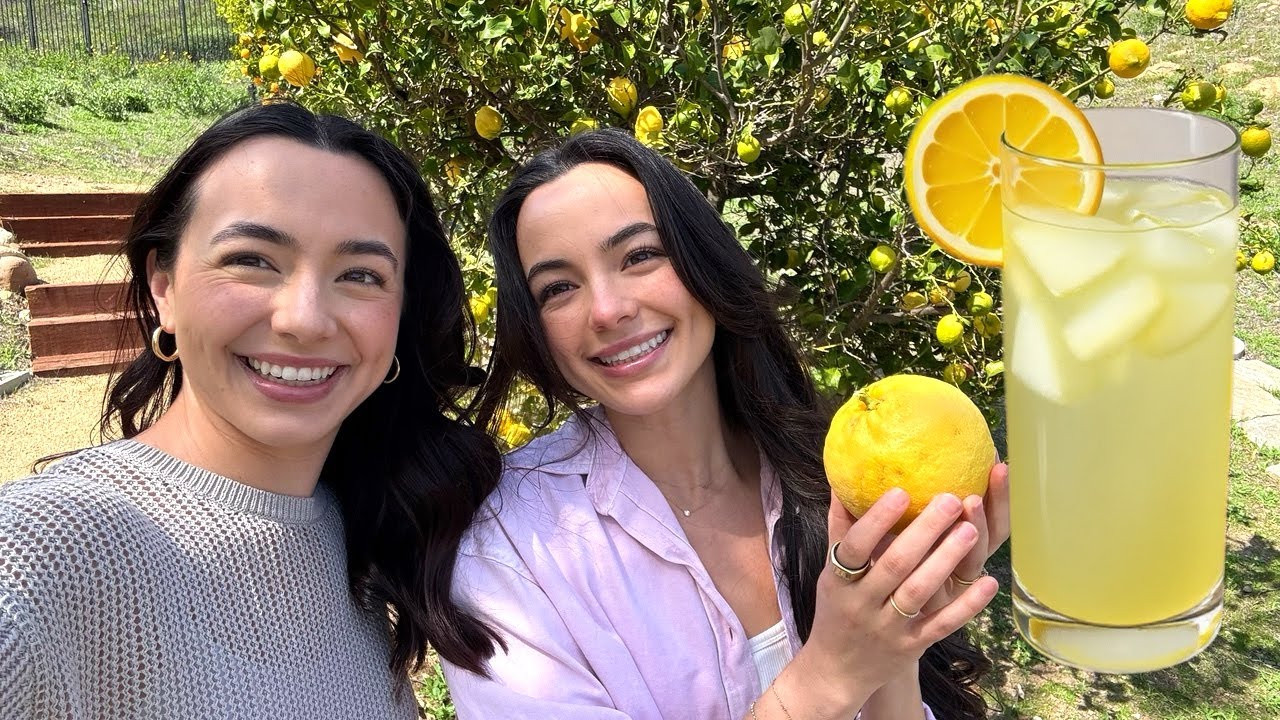 Making Fresh Squeezed Lemonade & Orange Juice (OUTSIDE)