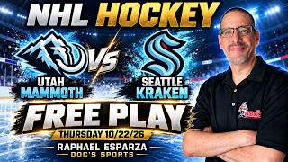 Utah vs Seattle - NHL Best Bet | Raphael's Betting Picks & Predictions | Thursday 10/22/26
