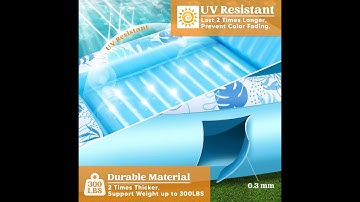 Sloosh Inflatable tanning pool Lounger Float