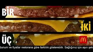 McDonald's Cheeseburger'i 3 kat daha lezzetli!